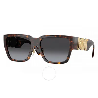 Versace Grey Gradient Sport Men's Sunglasses Ve4483d 108/8g 57 In Brown