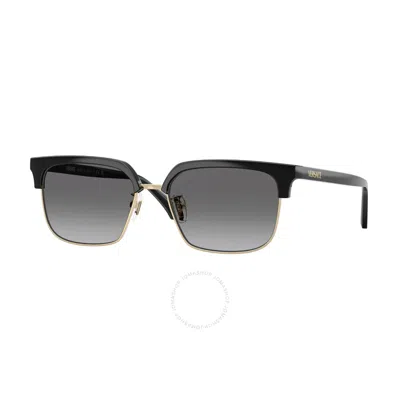 Versace Grey Gradient Square Men's Sunglasses Ve4494d Gb1/11 56