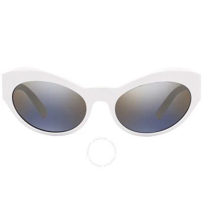 Versace Grey Mirror Gradient Cat Eye Ladies Sunglasses Ve4356 401/y9 54