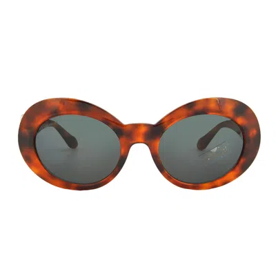 Versace Grey Oval Ladies Sunglasses Ve4329 521487 53 In Multi