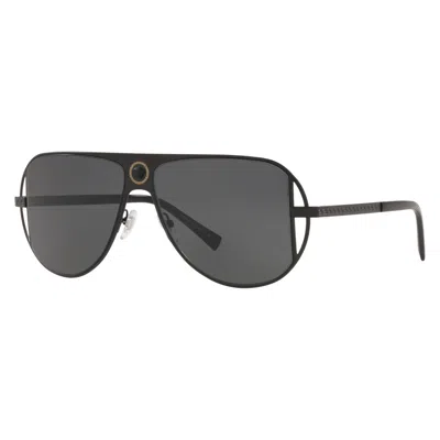 Versace Grey Phantos Men's Sunglasses Ve2212 100987 57 In Brown