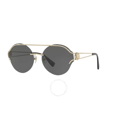 Versace Grey Pilot Sunglasses Ve2184 125287 61 In Gray