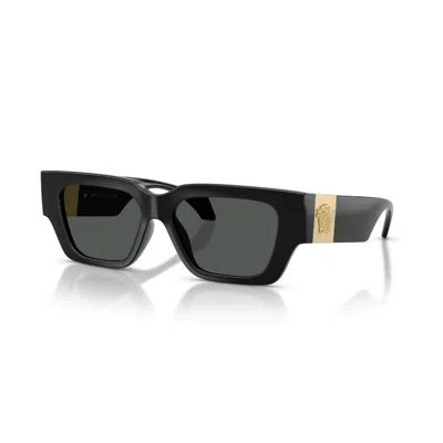 Versace 53mm Square Sunglasses In Black