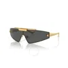 VERSACE VERSACE GREY SHIELD LADIES SUNGLASSES VE2265 100287 44