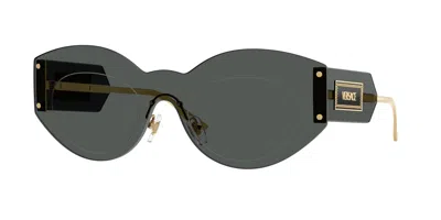 Versace Grey Shield Ladies Sunglasses Ve2276 100287 144