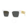 Versace Logo-embossed Square-frame Sunglasses