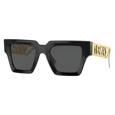 Versace Grey Square Ladies Sunglasses Ve4431f Gb1/87 50 In Pink