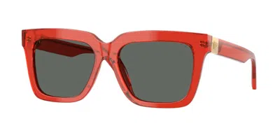 Versace Grey Square Ladies Sunglasses Ve4498 528087 55