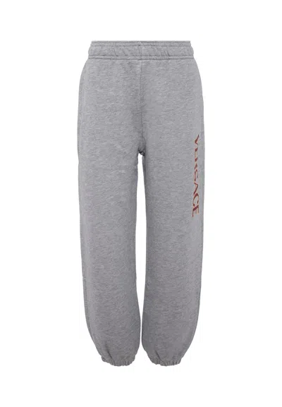 VERSACE GREY TROUSER FOR KIDS WITH LOGO