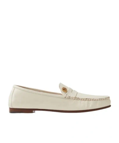 VERSACE VERSACE GUANTO ROUND TOE LOAFERS
