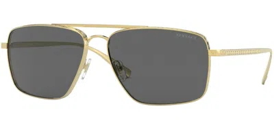 Pre-owned Versace Gucci Gg1427s Black/grey (001) Sunglasses In Gray
