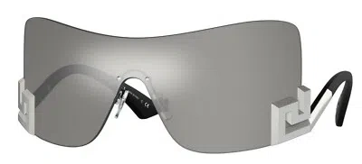 Pre-owned Versace Gucci Gg1637s Black/grey (003) Sunglasses In Silver Mirrored