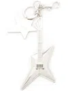 Versace Guitar Star Keyring In Metallic