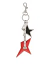 Versace Silver-tone Metal Key Ring And Clasp In Silver