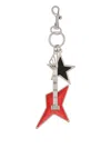 Versace Silver-tone Metal Key Ring And Clasp In Silver