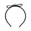 Versace Gianni Ribbon Satin Headband Accessories In Black