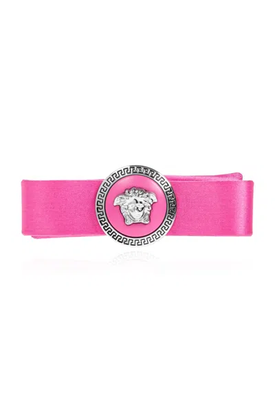 Versace Hair Clip In Pink
