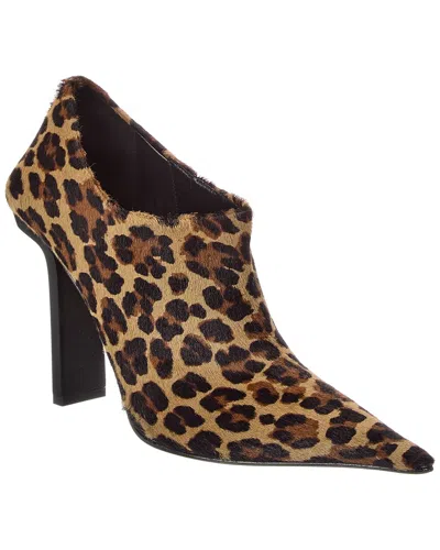 Versace Haircalf Bootie In Animal Print