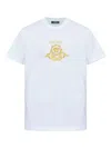 Versace Hall Of Heroes Crest Graphic T-shirt In White