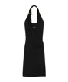 Versace Halterneck Crêpe Midi Dress