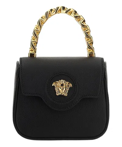 Versace Handbag In Black