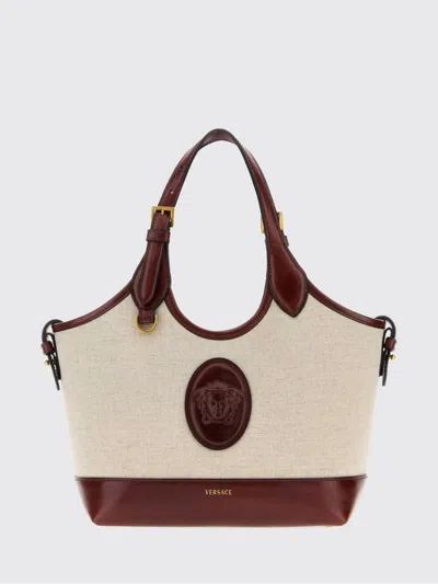 Versace Handbag Woman In Brown