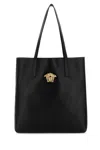 Versace Men Black Leather Shopping Bag
