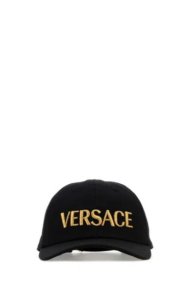 Versace Hats In 2b150-black+gold