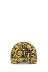 Versace Men Printed Polyester Baseball Cap In Printed
