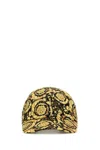 Versace Men Printed Polyester Baseball Cap In Printed