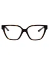 Versace Havana Acetate Glasses In Black