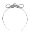 Versace Headband In Silver & Palladium
