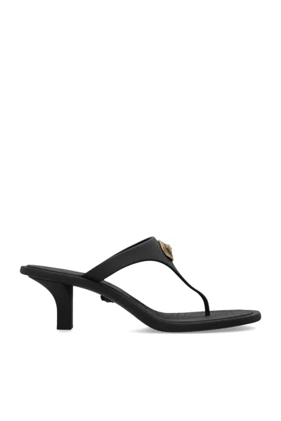 Versace Heeled Flip-flops In Multi