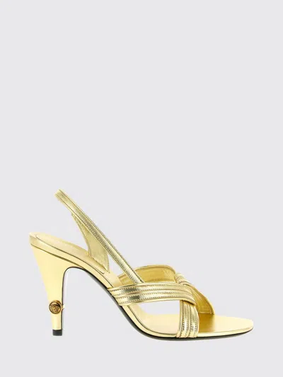 Versace Heeled Sandal Woman Color Gold