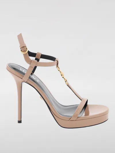 Versace Heeled Sandals  Woman Color Beige