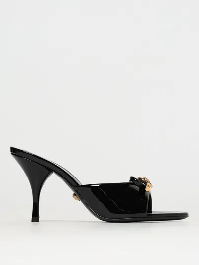 VERSACE HEELED SANDALS VERSACE WOMAN COLOR BLACK,G68714002