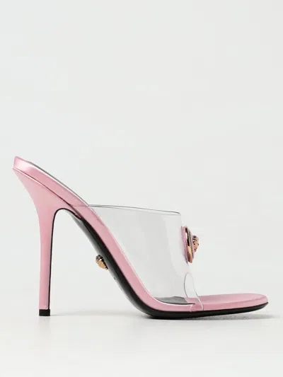 Versace Heeled Sandals  Woman Color Pink In Pink