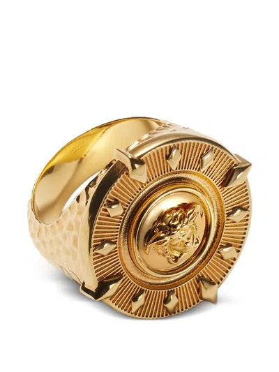 Versace Helios Ring In Gold