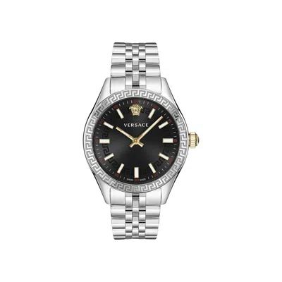 Pre-owned Versace Hellenyium Bracelet Watch 'stainless Steel' | Silver | Women's Size Onesize