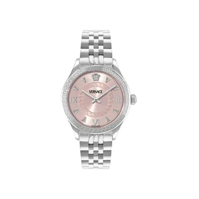 Pre-owned Versace Hellenyium Bracelet Watch 'stainless Steel' | Silver | Women's Size Onesize