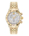 Versace Hellenyium Chrono Bracelet Watch In Gold