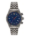 Versace Hellenyium Chrono Bracelet Watch In Multi