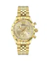Versace Hellenyium Chronograph, 40mm In Gold