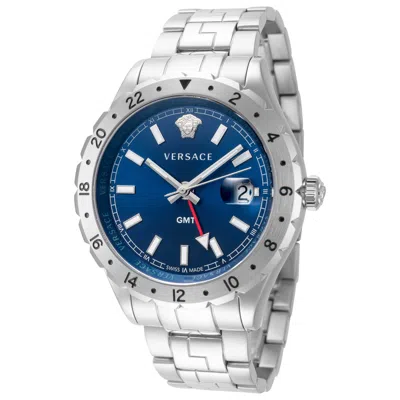 Versace Hellenyium Men's Watch In Silver