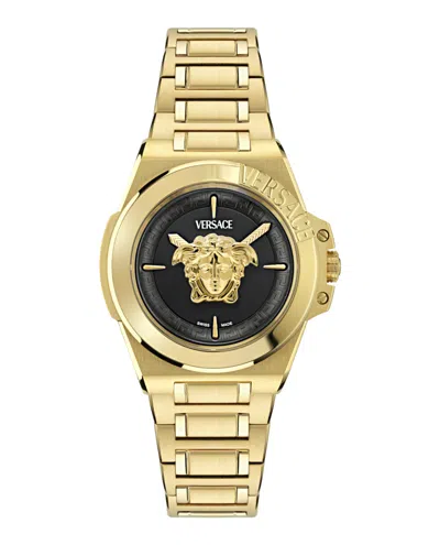 Versace Hera Bracelet Watch In Gold