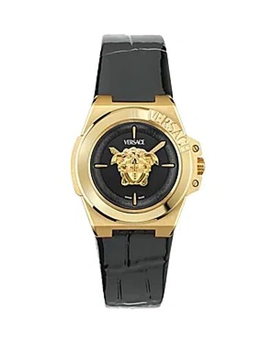 Versace Hera Watch, 37mm In Gold