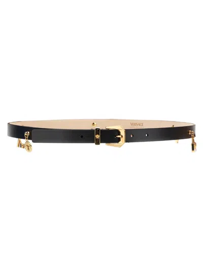 Versace Heritage Jellyfish Belt For Women In Gray