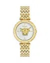 Versace Medusa Heritage Bracelet Watch In Gold