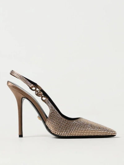 Versace High Heel Shoes  Woman Colour Gold