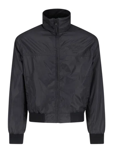 VERSACE HIGH-NECK TECHNICAL JACKET